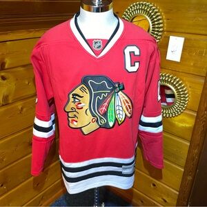 NHL TOEWS Reebok Red Blackhawks Jersey MEDIUM